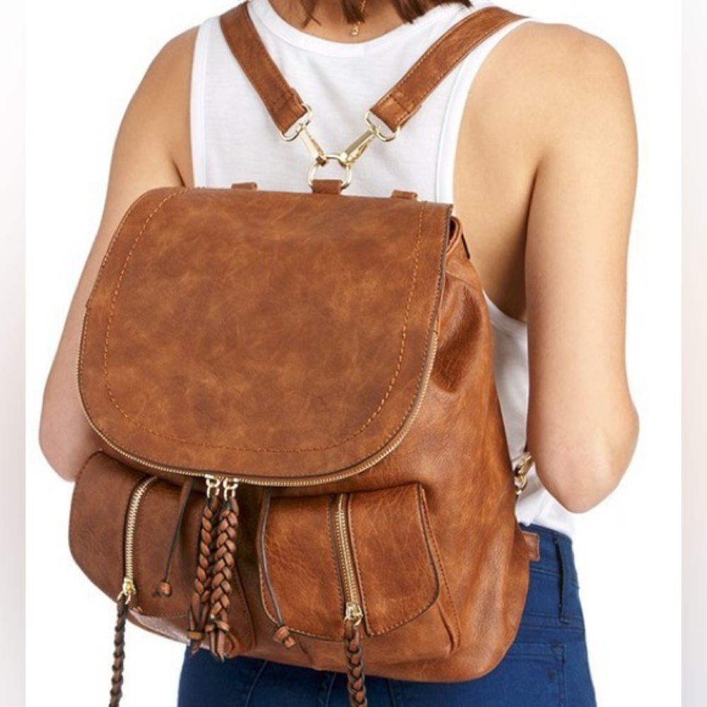 Sole Society Brown Backpack